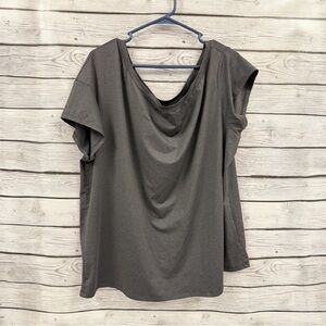 Torrid Charcoal Grey Active Short Sleeve Top 2X